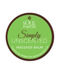 Simply Unscented Massage Balm - 0.5 oz.